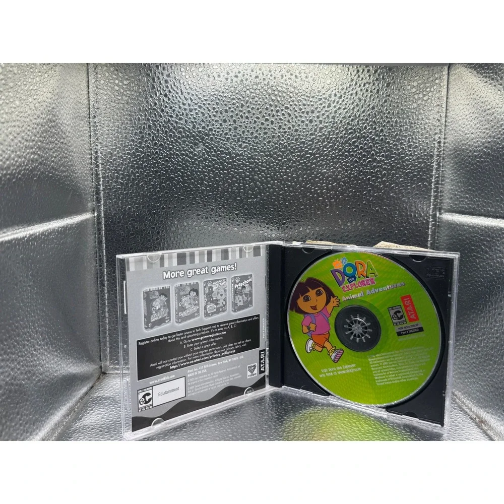 Dora the Explorer Animal Adventures PC CD-ROM Atari Nick Jr Game 2003